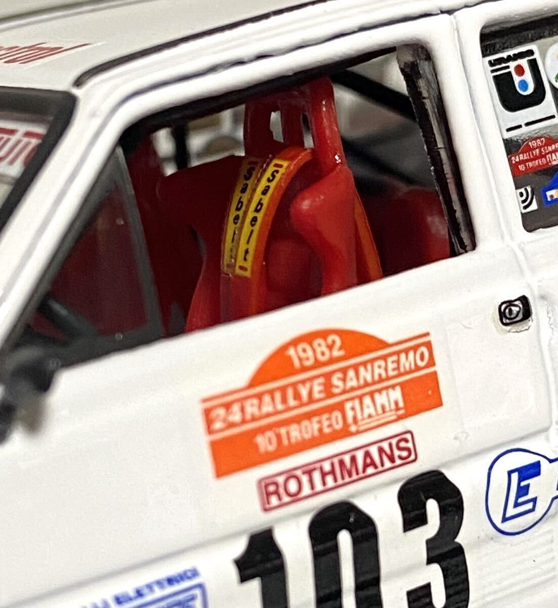  Blum 1/43 Fiat Panda Rally Gr.A No.103 C.ga Via -no/G.bi on ti1982 WRC Rally солнечный remoARENA trance комплект ti tail выше 