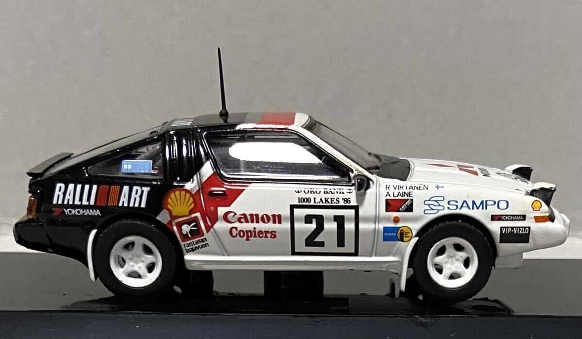 CM'S 1/64 ラリーカーコレクション SS.17 三菱スタリオンターボ Gr.A No.21 A.ライネ/R.ヴィルタネン 1986 WRC 1000湖ラリー の画像4