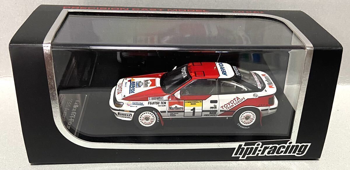 hpi 1/43 トヨタ セリカ GT-Four (ST165) No.1 J.カンクネン/J.ピロネン 1989 WRCラリーオーストラリア 総合優勝 Marlboroの画像1