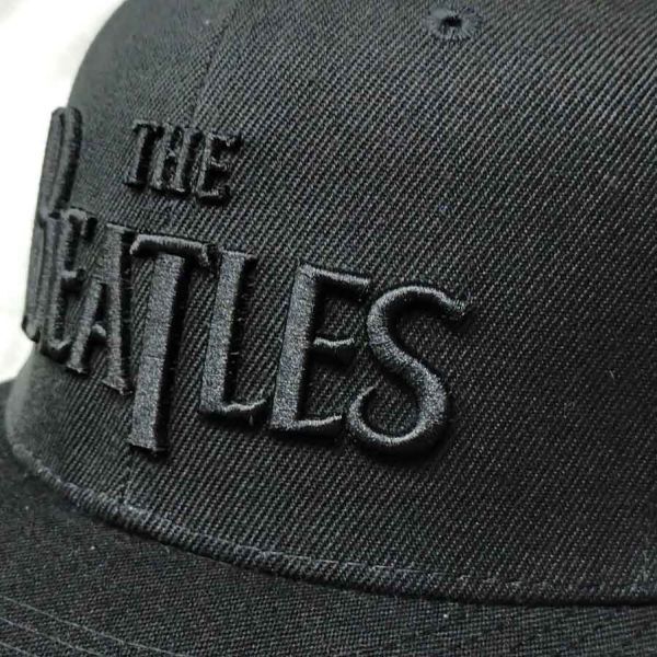 The Beatles スナップバックキャップ ザ・ビートルズ Logo BLACK_画像2