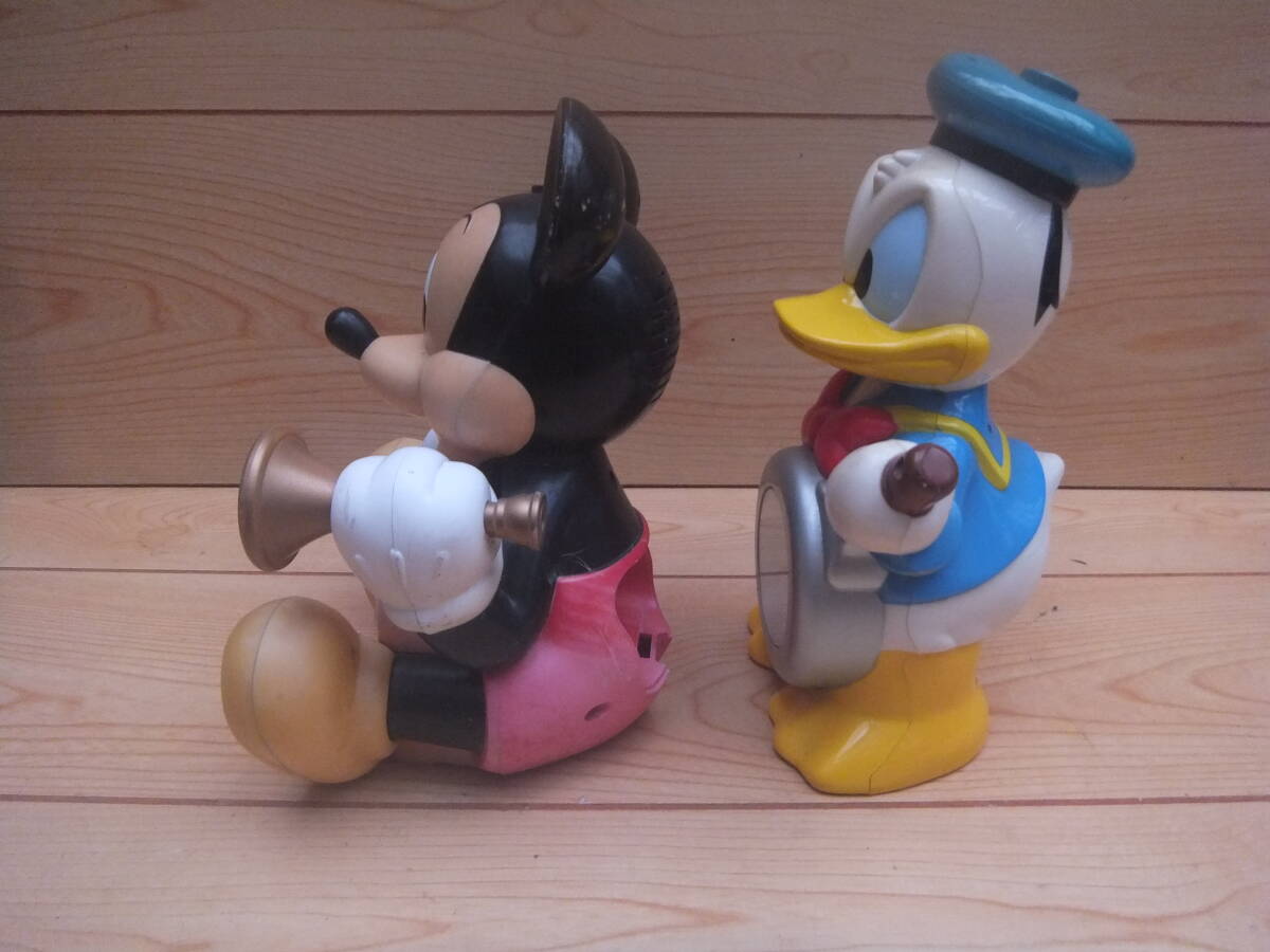 【代理出品ゆ】Disney ディズニー ドナルドダック ミッキーマウス 目覚まし時計 置き時計 2個の画像4
