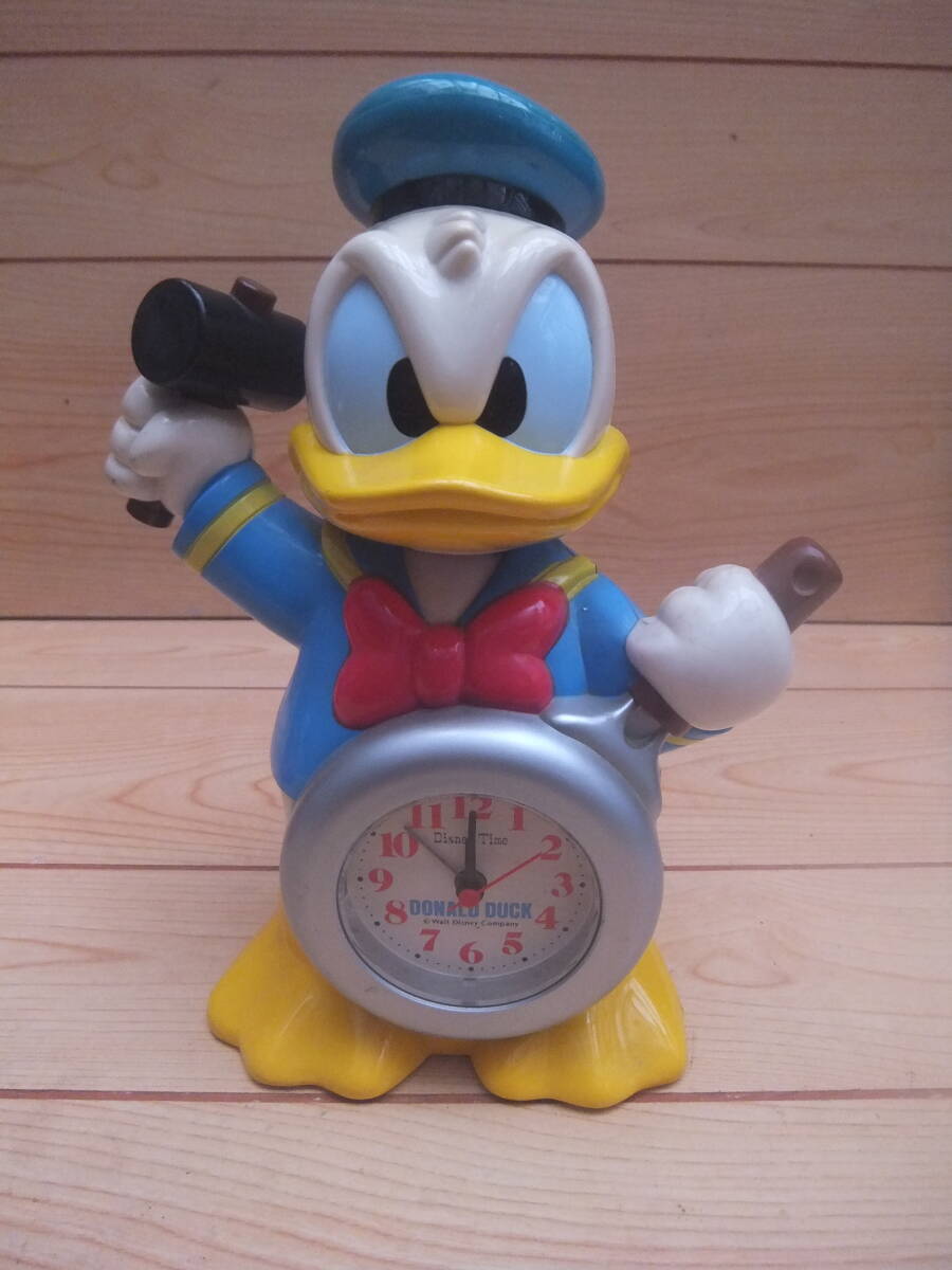 【代理出品ゆ】Disney ディズニー ドナルドダック ミッキーマウス 目覚まし時計 置き時計 2個の画像5