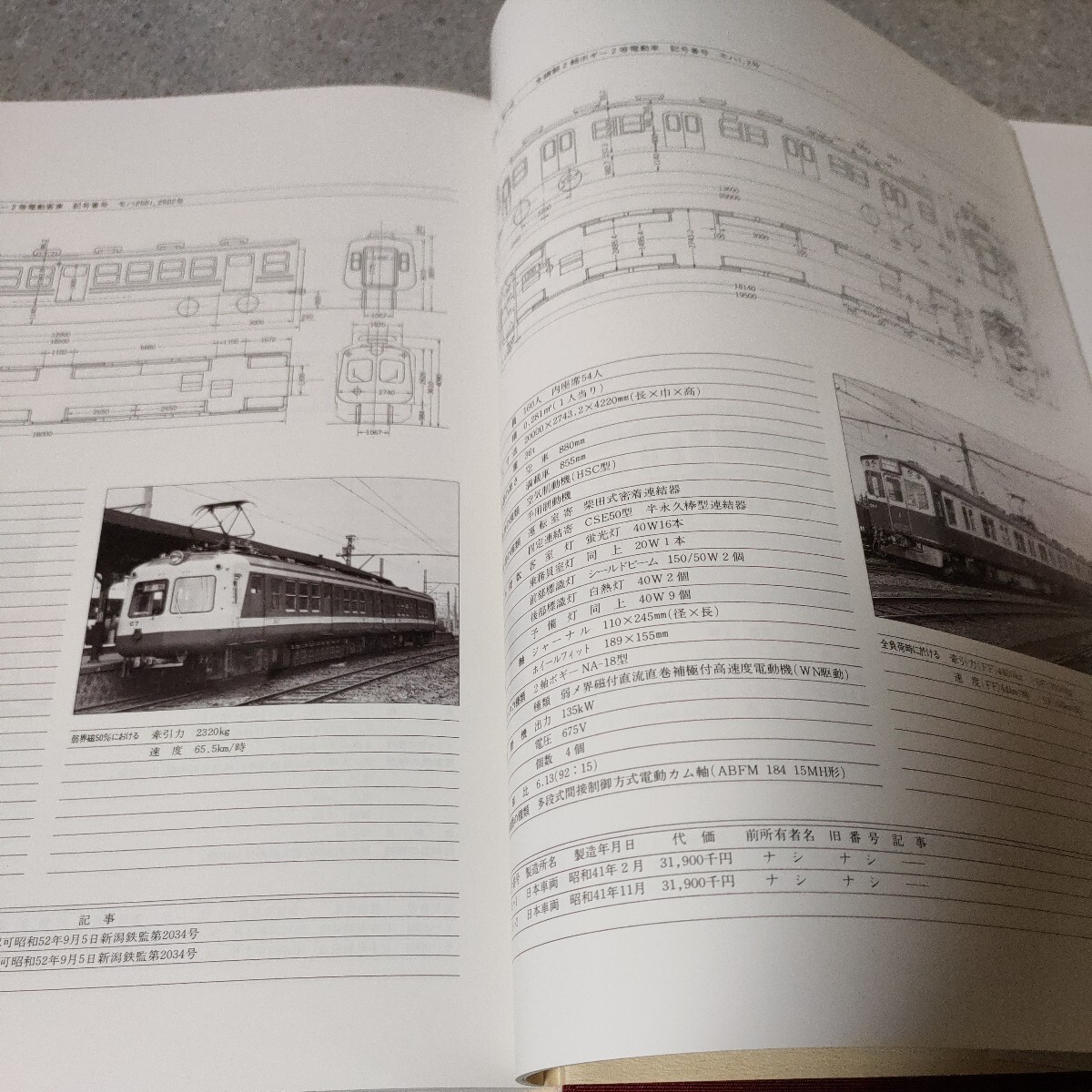 鉄道資料 長野電鉄60年のあゆみ　長野電鉄株式会社　昭和56年5月30日発行　外箱付き　k1_画像4