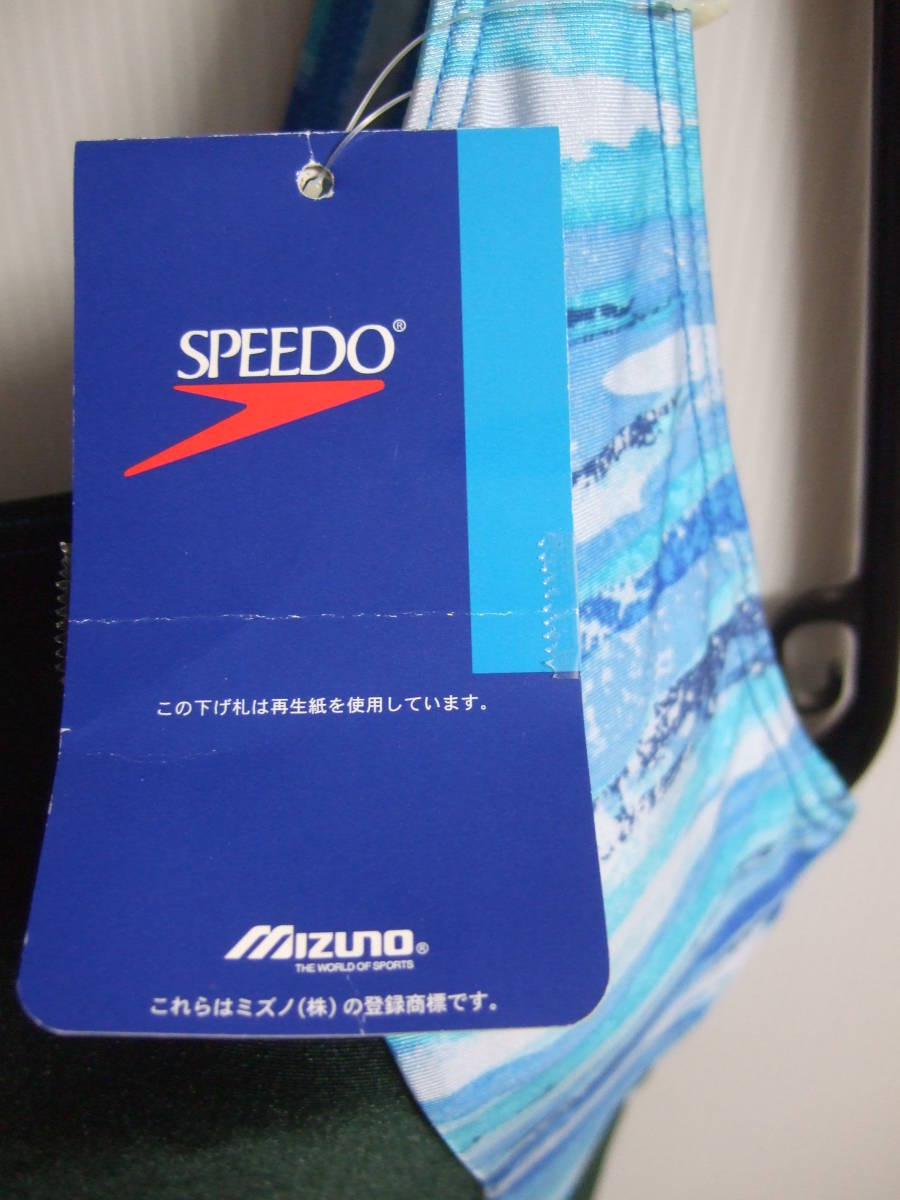 新品 SPEEDO スピード 83AP-02401 女子 mizuno 日本製 レディース ワンピース 水着 Mサイズ グリーン_画像5