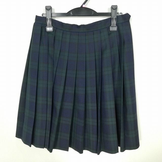 1 иен школьная юбка большой размер зима предмет w72- длина 56 проверка средний . средняя школа плиссировать школьная форма форма женщина б/у IN6047