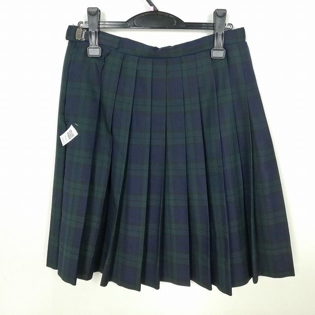 1 иен школьная юбка большой размер зима предмет w72- длина 56 проверка средний . средняя школа плиссировать школьная форма форма женщина б/у IN6047