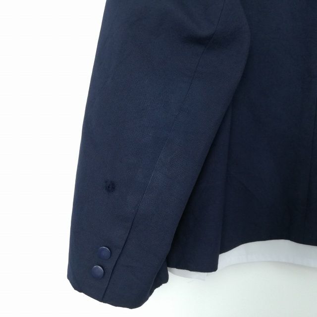 1 иен блейзер проверка юбка лента верх и низ 4 позиций комплект большой размер очень большой зима предмет женщина школьная форма средний . средняя школа темно-синий форма б/у разряд C NA3997
