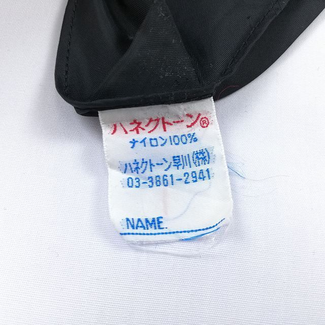 1円 スカーフ ハネクトーン 黒 中古 制服 学生服 セーラー服 ブレザー 女子 LC0505 VI_画像2