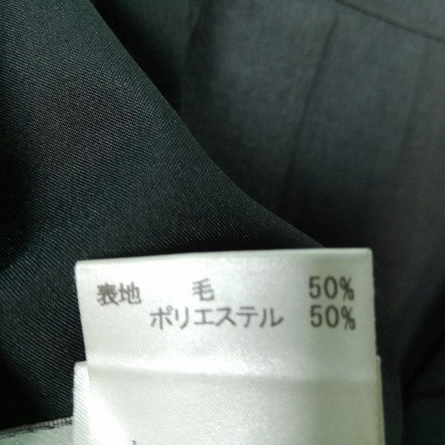 1円 スクールスカート 夏物 w80-丈59 紺 中学 高校 プリーツ 学生服 制服 女子 中古 IN6424_画像5