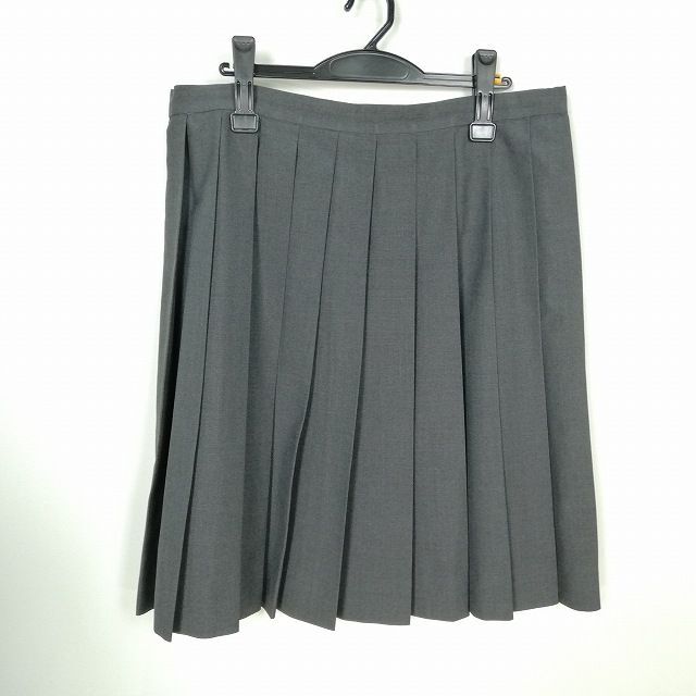 1 jpy school skirt summer thing w80- height 59 navy blue middle . high school pleat school uniform uniform woman used IN6424