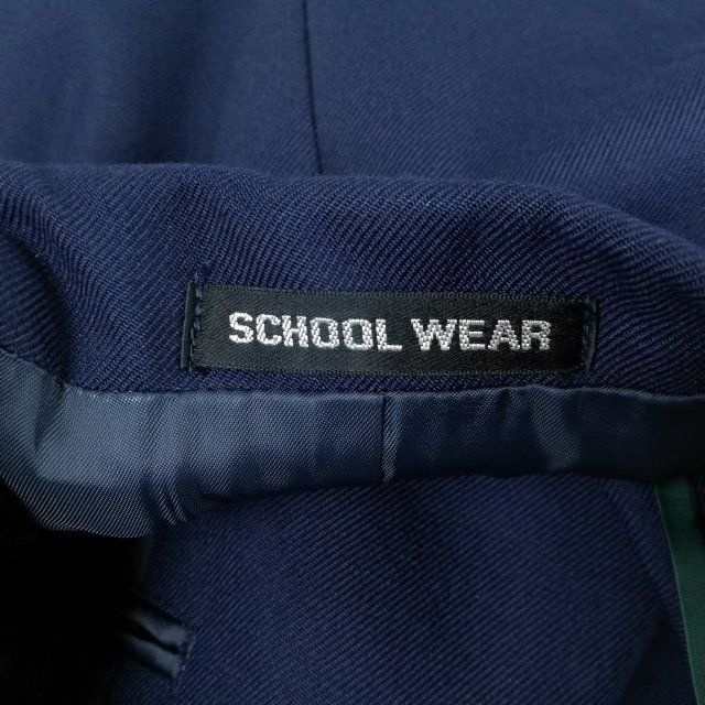 1円 ブレザー スカート 紐タイ 上下4点セット 指定 冬物 女子 学生服 東京日野第四中学 紺 制服 中古 ランクC NA4613_画像6