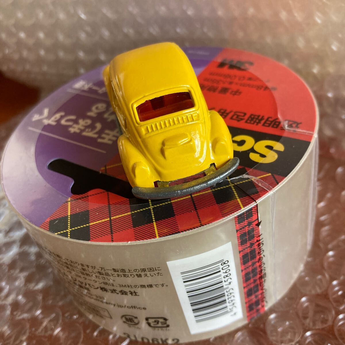 外国車シリーズ【 トミカ／青箱】F20 フォルクスワーゲン 1200LSE 1/60 箱付き 日本製 ビートル 黄色 Aの画像8
