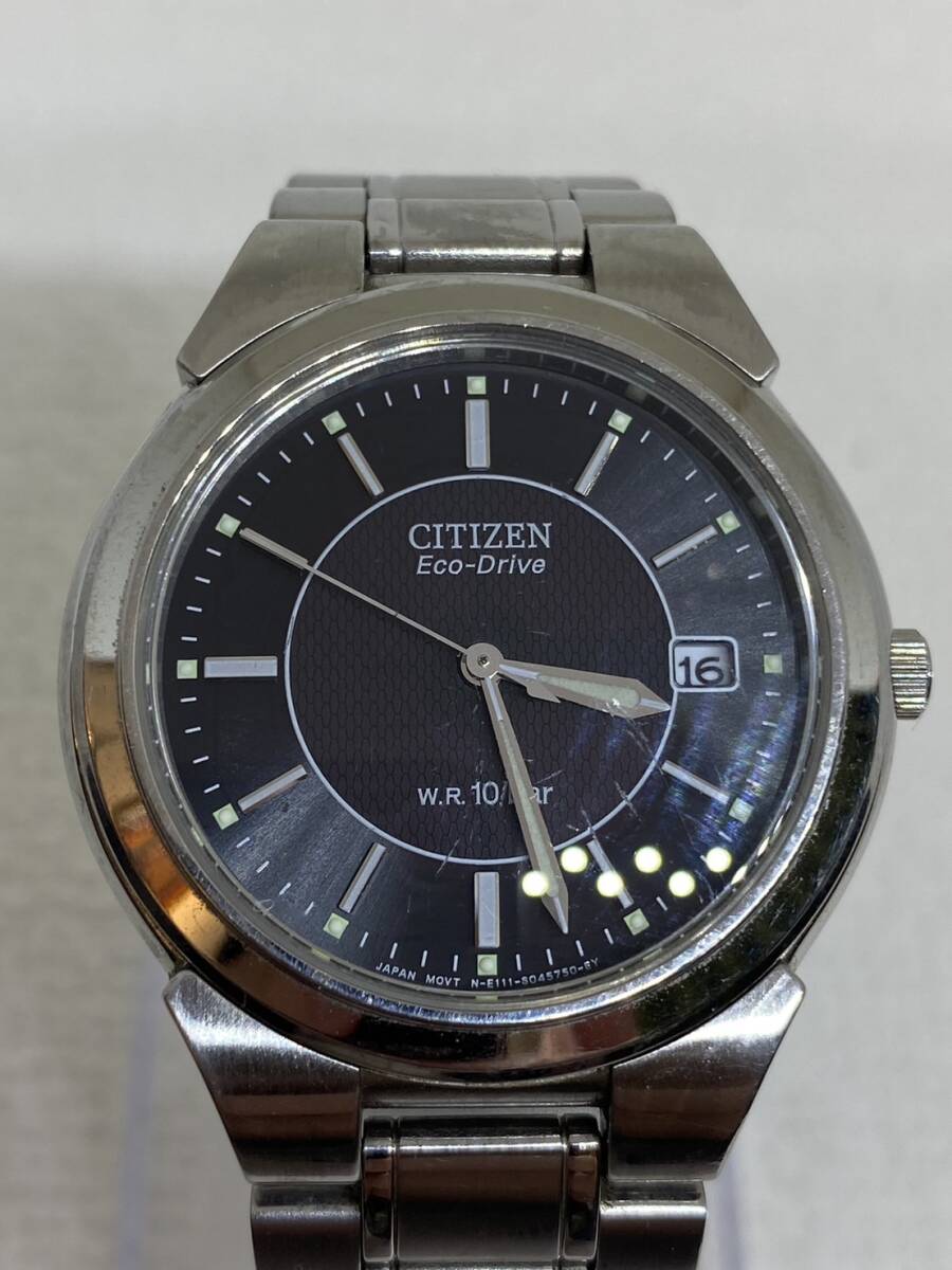 『8346』 稼働品 CITIZEN シチズン エコドライブ Eco-Drive E111-S027161 ソーラー 腕時計 _画像4