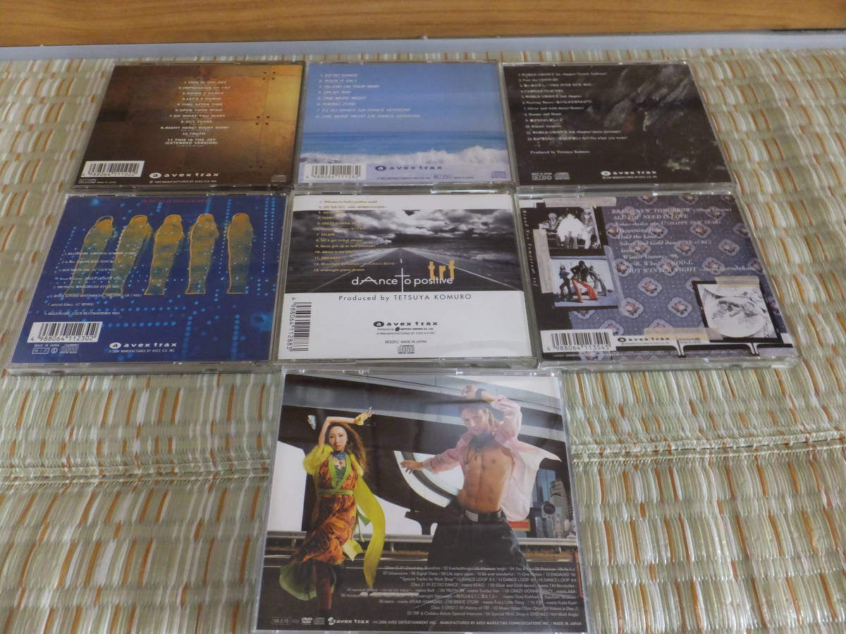 【セル版CD7作品 計CD8枚・DVD1枚セット】trf 「TK RAVE FACTORY」「EZ DO DANCE」「WORLD GROOVE」「BILLIBNAIRE」「DANCE TO POITIVE」他_画像2