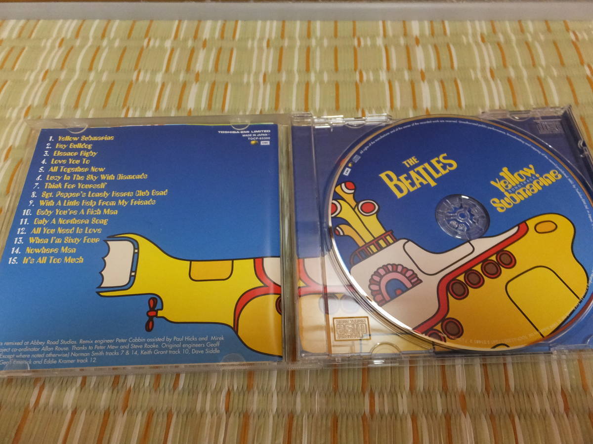【セル版CD】THE BEATLES「Yellow Submarine Songtrack」　ビートルズ 1999年発売_画像3