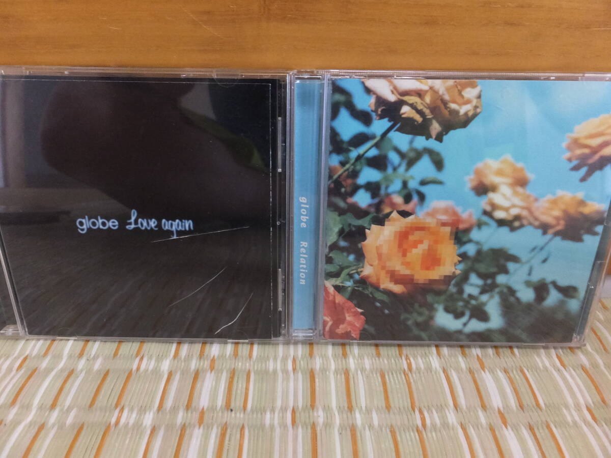 【セル版アルバムCD2枚セット】『Love again』『Relation』 globe 小室哲哉_画像1