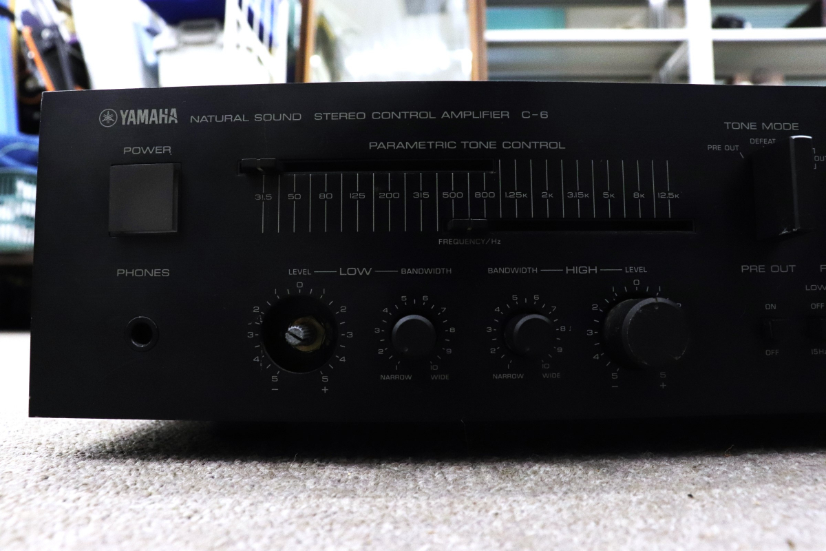 YAMAHA ヤマハ C-6 アンプ NATUNAL SOUND STEREO CONTROL AMPLIFIER 07695 012HZBBG70_画像2