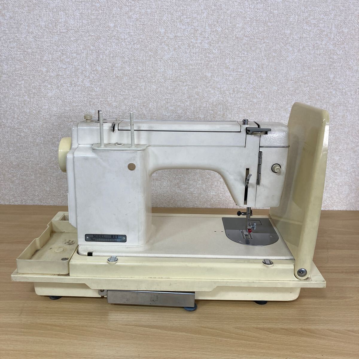 JANOME ジャノメ EXCEL エクセル MODEL 811 アンティークミシン レトロミシン 手工芸 ハンドクラフト 裁縫道具 裁縫 ペダル付き 5 カ 5791の画像7