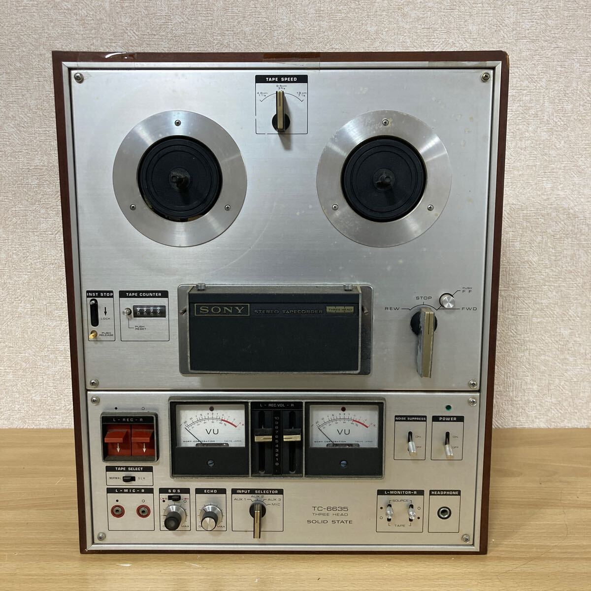 SONY ソニー TC-6635 STEREO TAPECORDER オープンリールデッキ 昭和レトロ オーディオ機器 5 カ 5808_画像1