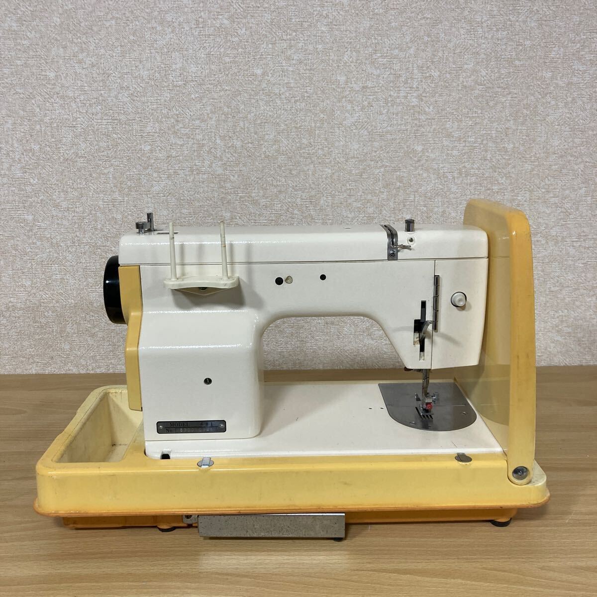 JANOME Janome MODEL 681 античный швейная машина retro швейная машина ручная работа рукоделие швейные инструменты шитье педаль имеется 5ka5815