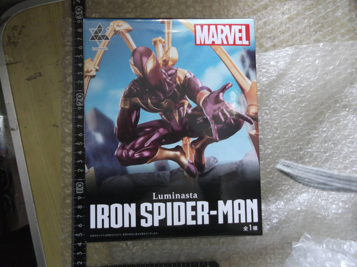 未開封新品 MARVEL Luminasta IRON SPIDER-MAN スパイフダーマン フィギュア 現状渡し品_画像1