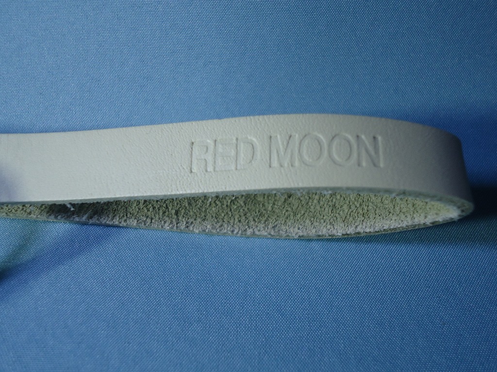 RED MOON / レッドムーン レザーストラップ ホワイト　未使用_画像2