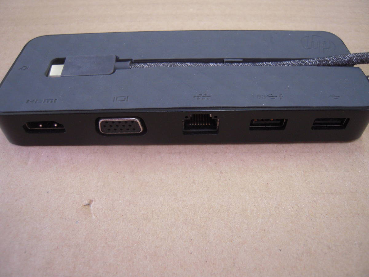 動作品」HP USB-C Mini Dock HSA-Q001PR ミニドッキングステーション TypeC ③の画像4