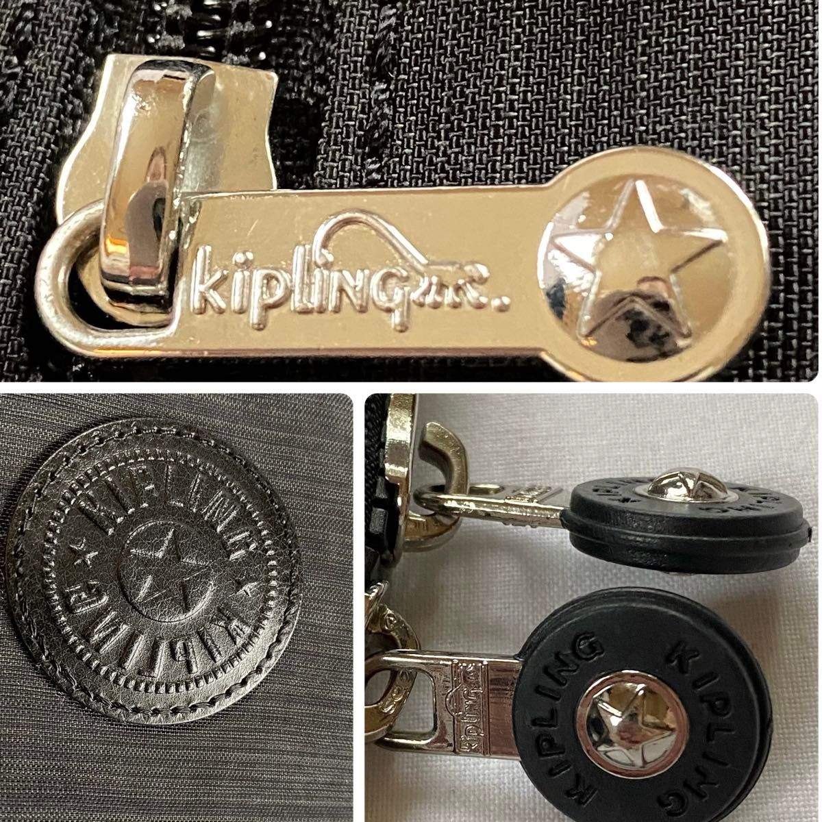 KIPLING キプリング 2WAYリュック ショルダーバッグチャーム付き  ナイロン バックパック レディース
