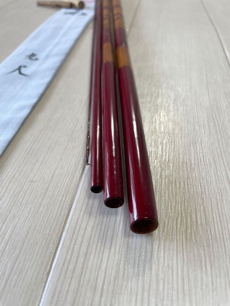 Bibian 比比昂- ☆新品未使用◇紀州竹竿【廣茂】暁9尺マルーン段 Bibian 比比昂- ☆新品未使用◇紀州竹竿【廣茂】暁9尺マルーン段
