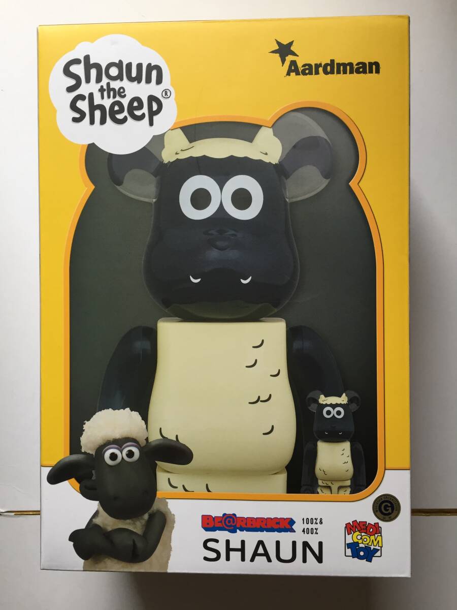 ベアブリック Sheep シープ ひつじのショーン 100%&400% BE@RBRICK_画像1