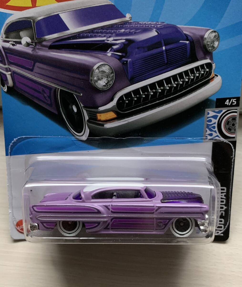 トレジャーハント　★　ホットウィール　ベーシック　カスタム '53 シェビー　★　1/64 ミニカー　★　Hot Wheels　★　COSTOM CHEVY　新品_画像1