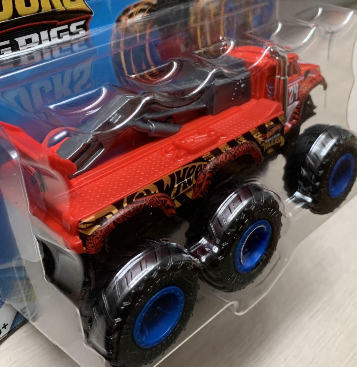 ホットウィール モンスタートラック トランスポーター ★ ナイン・オー・ナイン ★ ミニカー Hot Wheels MONSTER TRUCKS BIG RIGS THE909の画像4