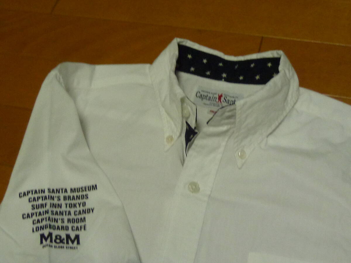 キャプテンサンタ Captainsantaのミュージアム１３周年半袖ボタンダウンシャツ　Ｓサイズ　日本製　ＶＡＮ ＪＡＣ_画像3