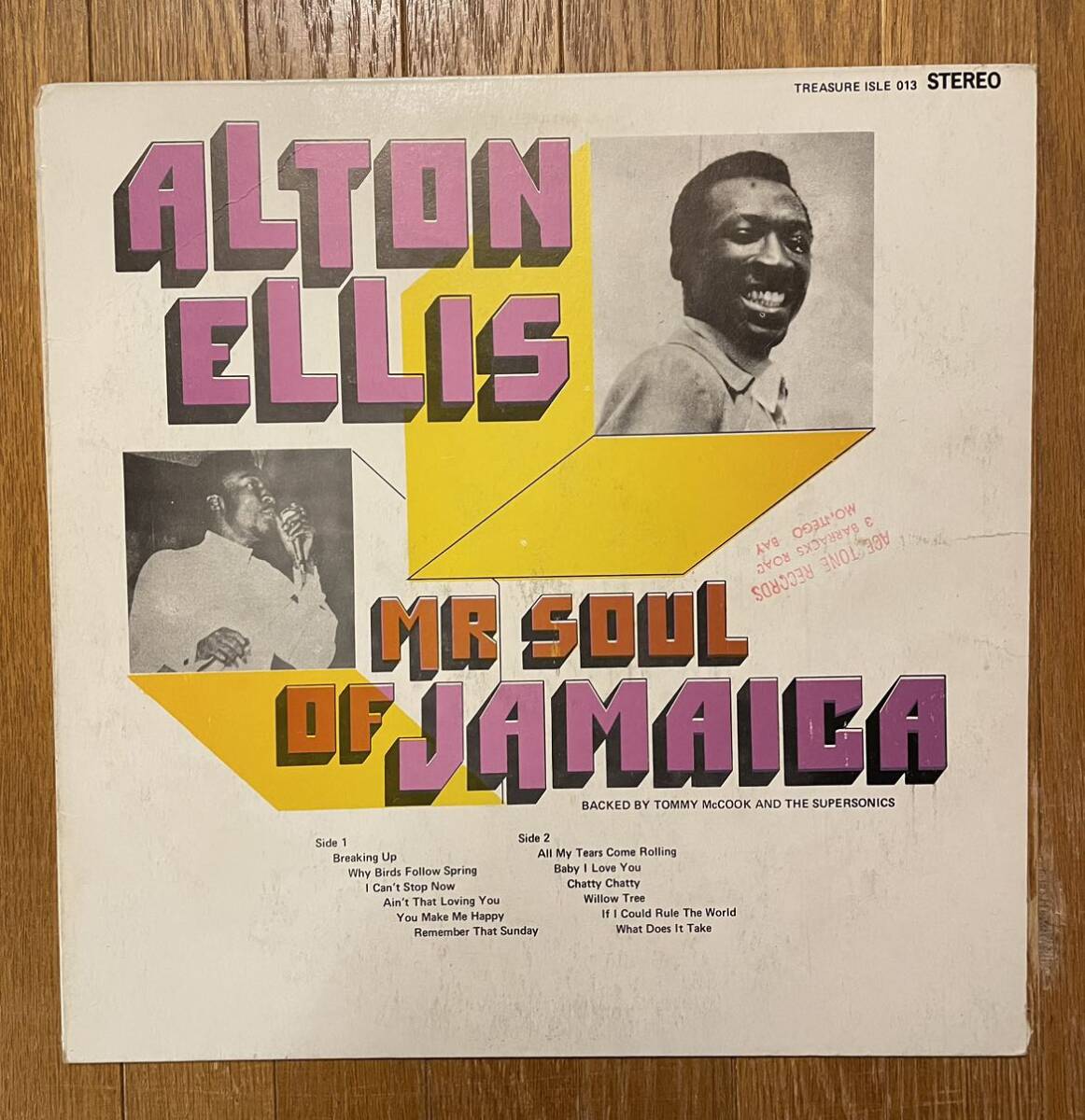 ★試聴 スーパーレア！ 美品 オリジナル LP /Alton Ellis / Mr. Soul of Jamaicaの画像1