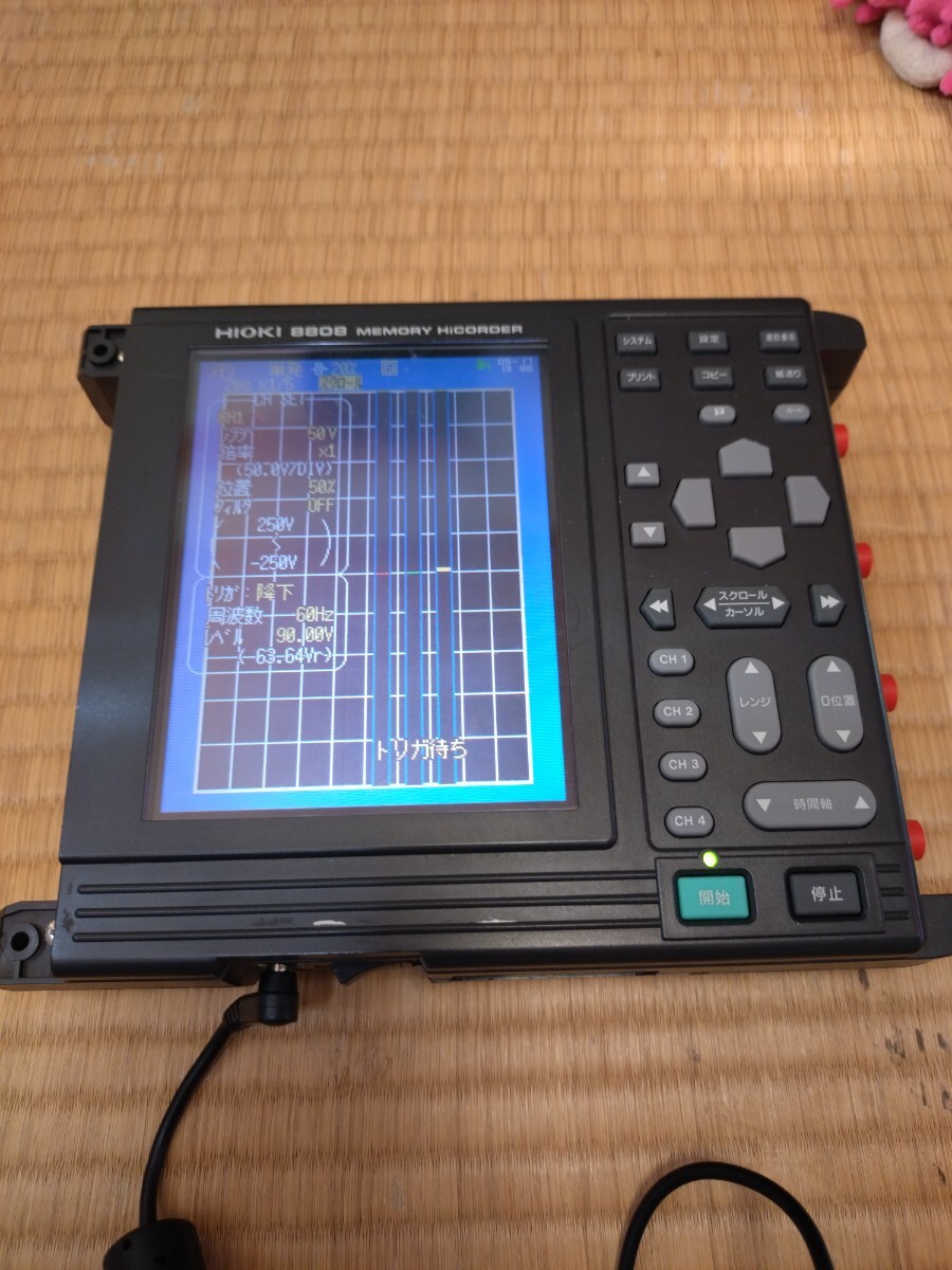 HIOKI 8808　メモリハイコーダ　通電OK ジャンク扱い　即決アリ_画像1