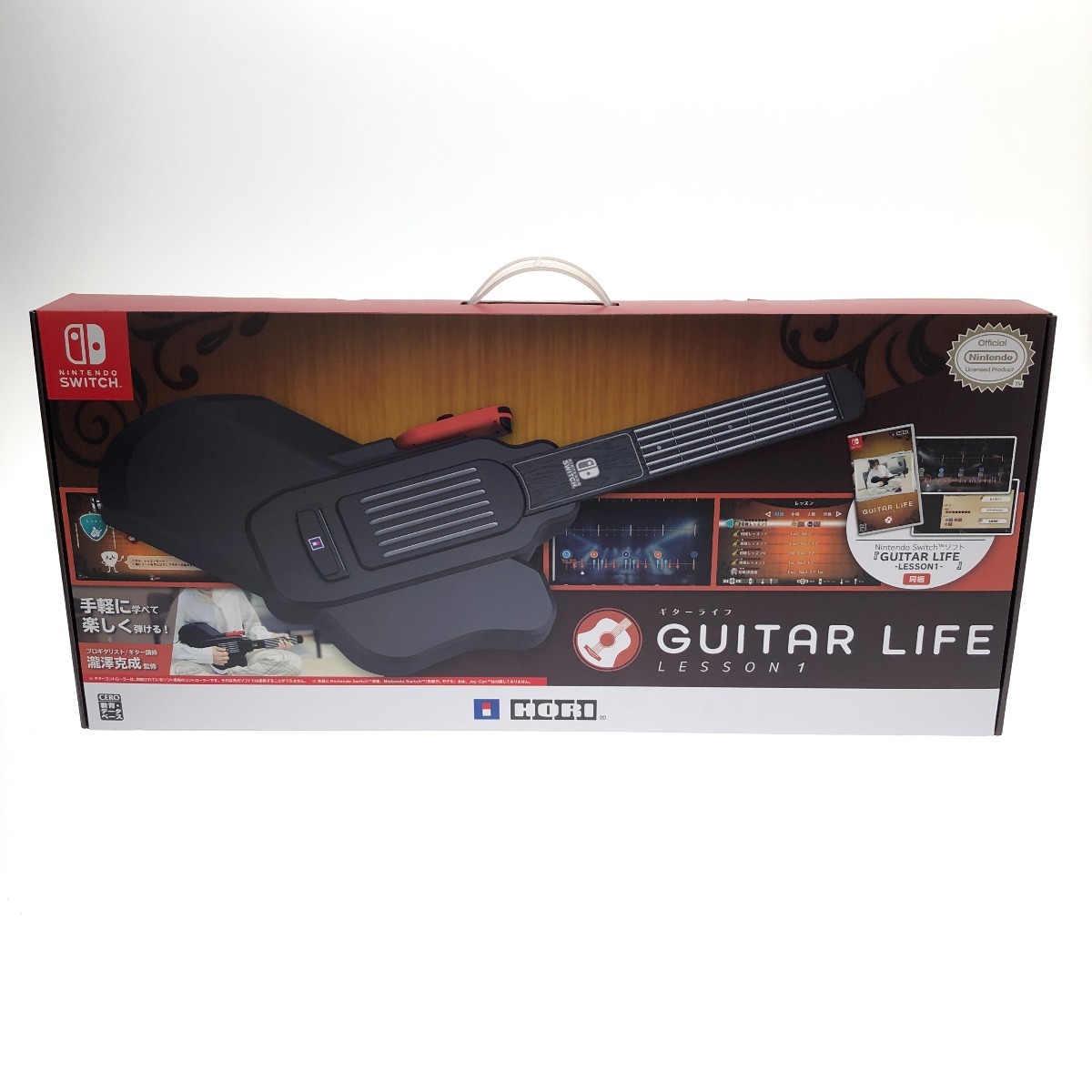 ** Hori Nintendo Switch game soft GUITAR LIFE -LESSON1- NSW-509 unused . close 