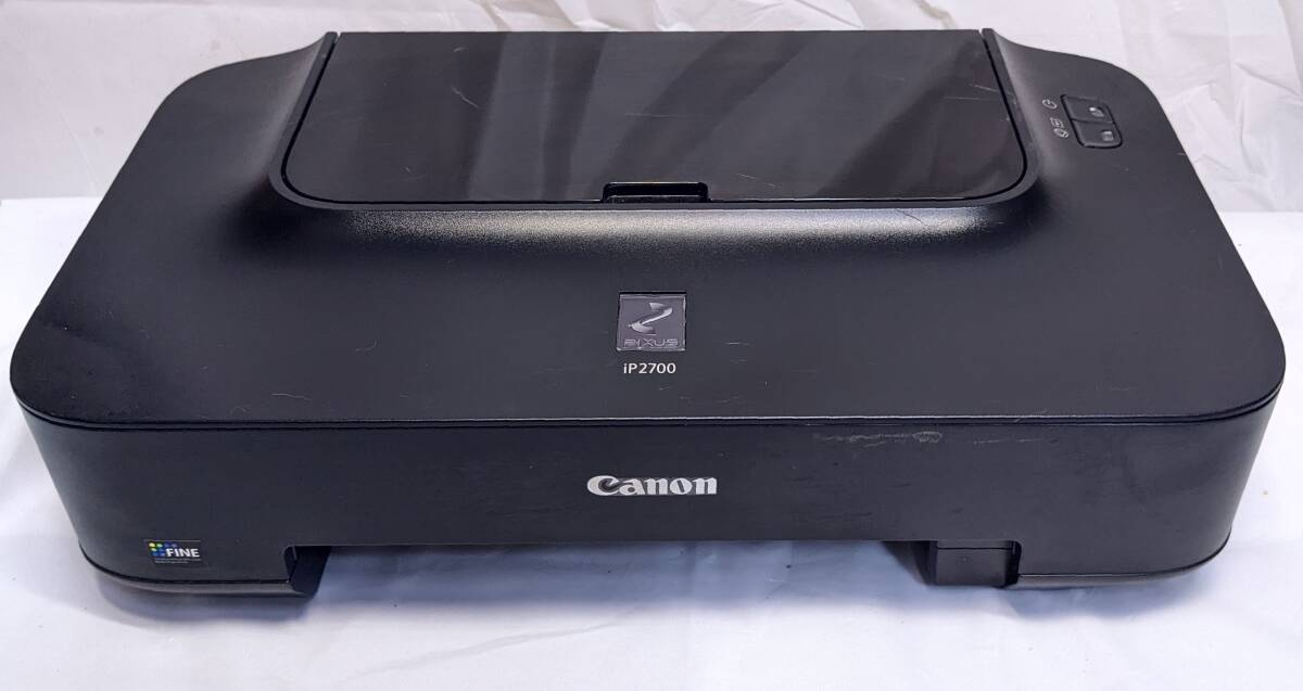 ●使用少●●CANON PIXUS IP2700（本体、インク無し）（廃インク率：8.3％、総印刷：485枚）初期動作保証付き●●S/N82308_画像1