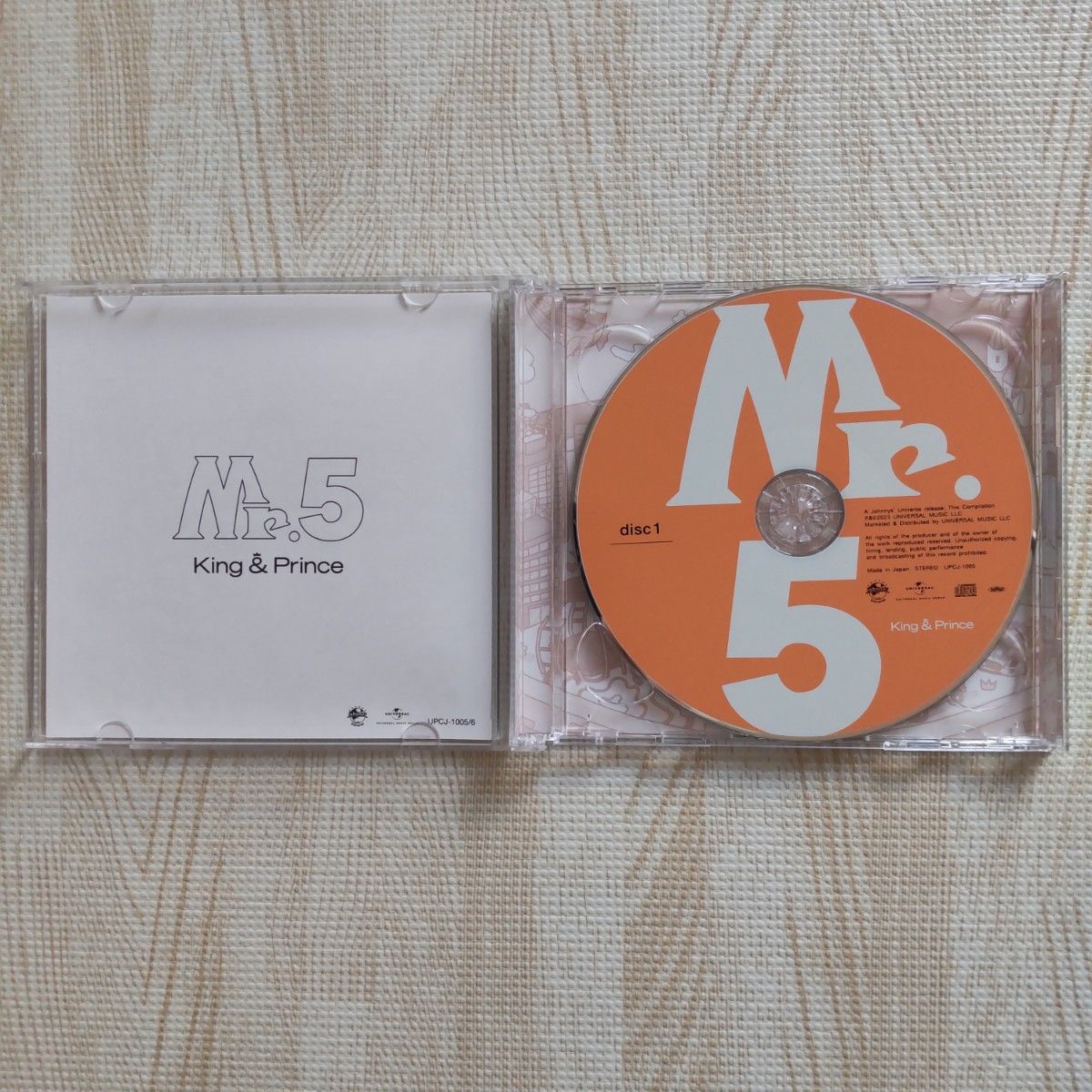 King & Prince≪Mr 5≫CDアルバム 通常盤 2CD