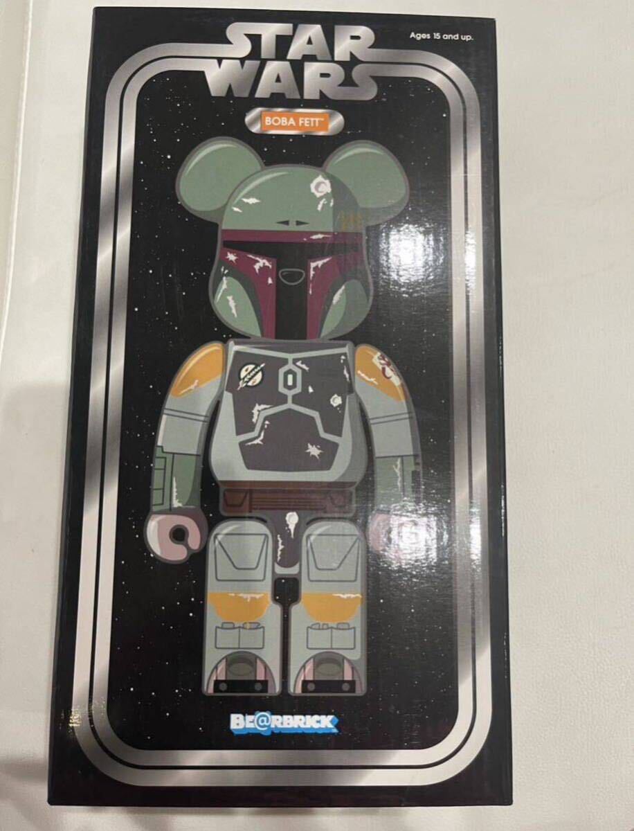 初期ベアブリック BE@RBRICK メディコムトイ MEDICOM TOY Sttusy スターウォーズ STAR WARS BOBA FETT 400%_画像1