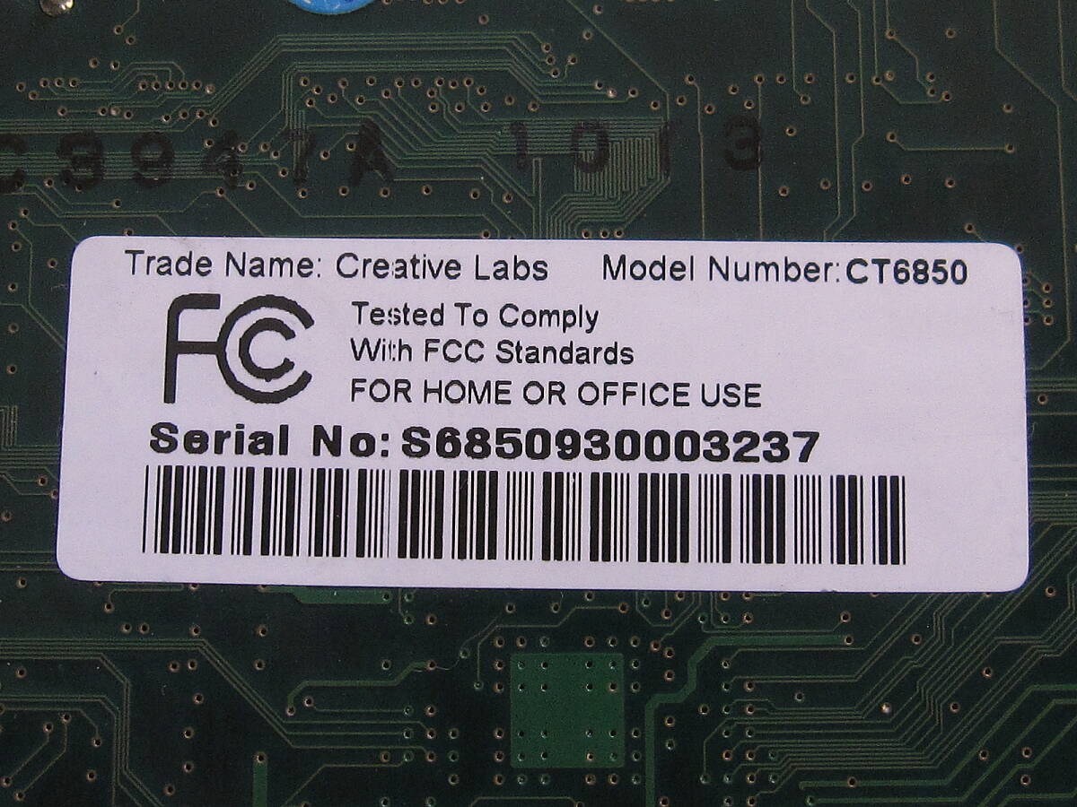 PCI接続 Creative CT6850 S3 Graphics SAVAGE4 32MB 04800480/20430   の画像6