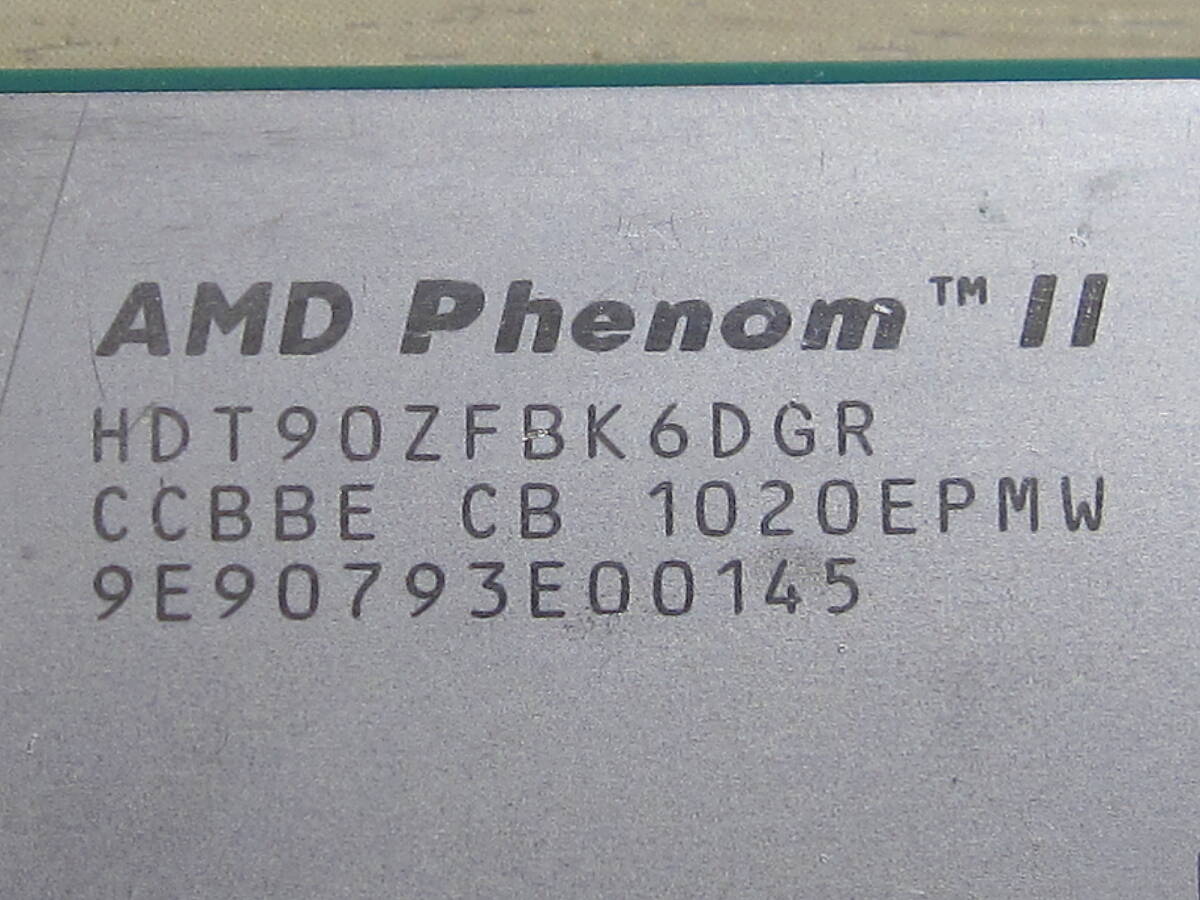 AM3+ Phenom II x6 1090T HDT90ZFBK6DGR Black Edition　28000504TAN_画像2