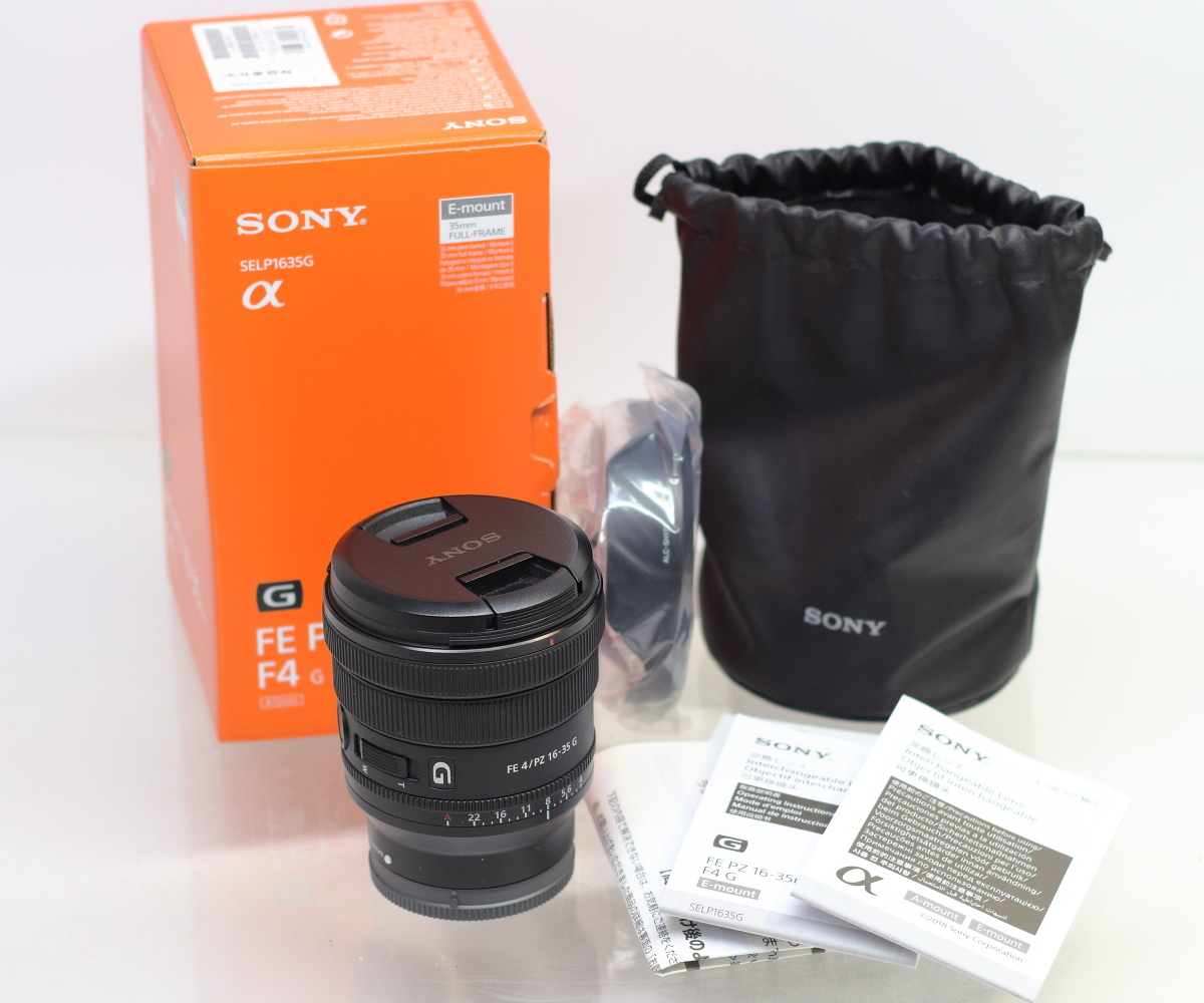 Y/SONY デジタル一眼カメラα[Eマウント]用レンズ FE PZ 16-35mm F4 G / SELP1635G / 2022年6月購入 中古動作品_画像2