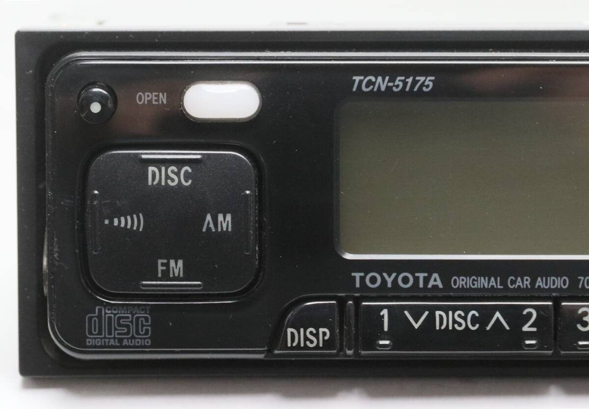  Toyota оригинальный CD тюнер TCN-5175 DSP/ эквалайзер / запасной na редкий б/у 