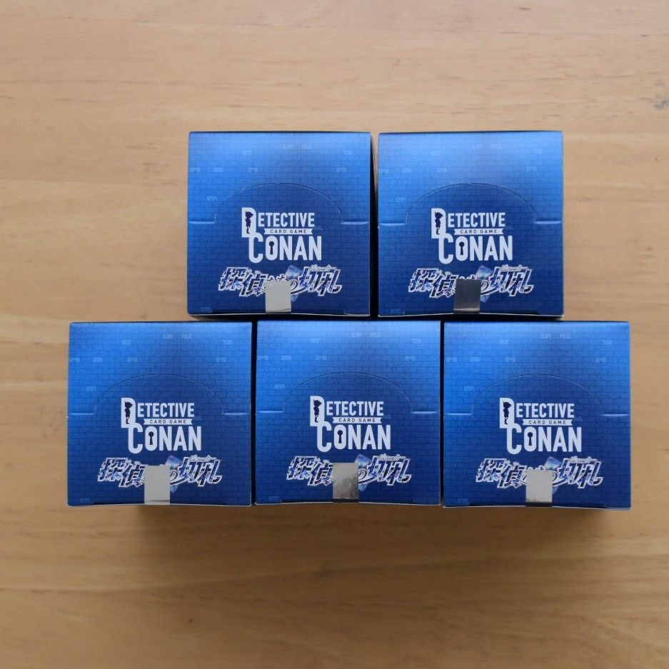 名探偵コナン TCG 探偵たちの切札 5BOX テープ付き カードゲーム