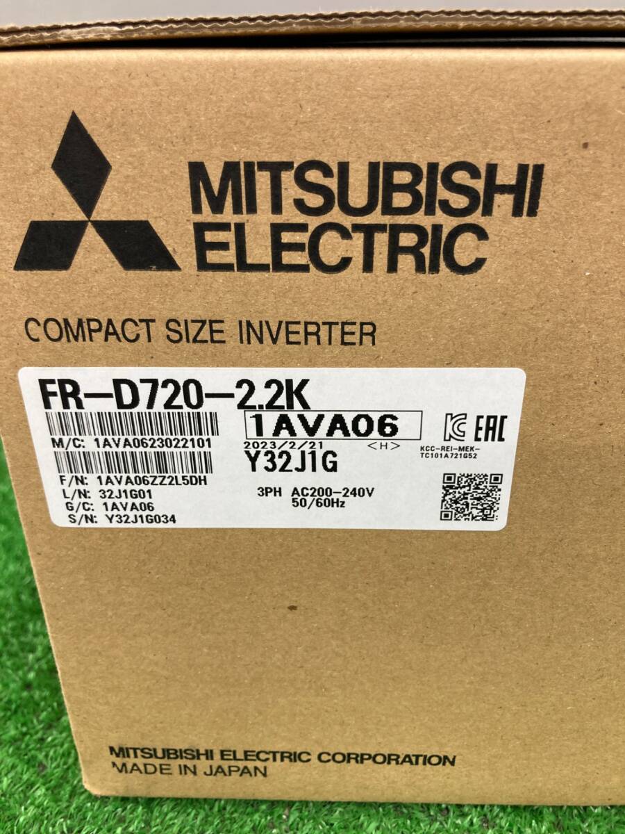 【未使用品】三菱 インバーター FR-D720-2.2K　IT4WQYNICXKL_画像5