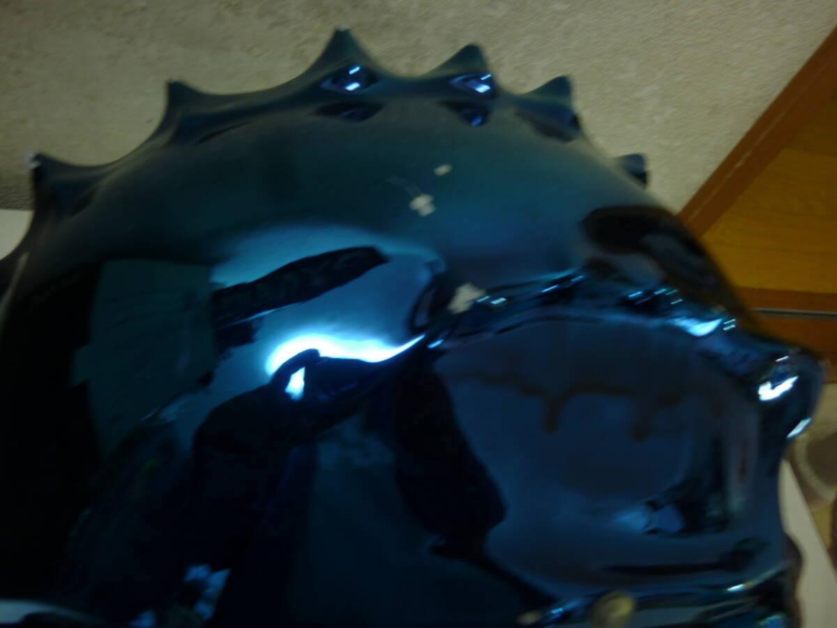  helmet *gaikotsu metallic blue ghost used 