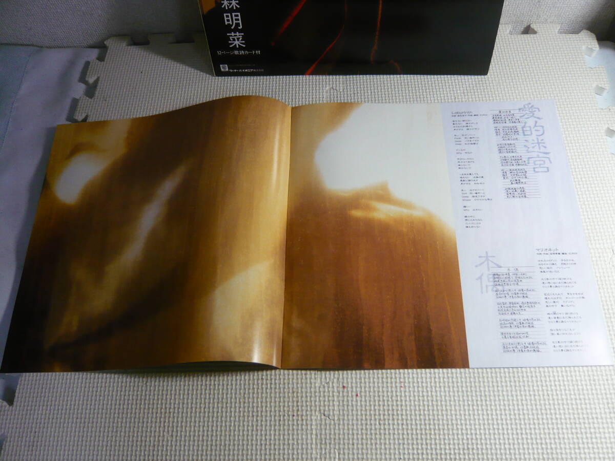 LP レコード 　中森明菜　不思議 片面ピクチャーレコード　帯付　全10曲　12ページ歌詞カード付　1986年盤　中古_画像6