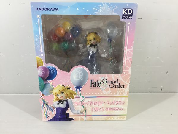 D7041-0514-53【中古】KADOKAWA 1/7スケール Fate Grand Order セイバー/アルトリア・ペンドラゴン リリィ 英霊祭装Ver. 美品 完品_画像1