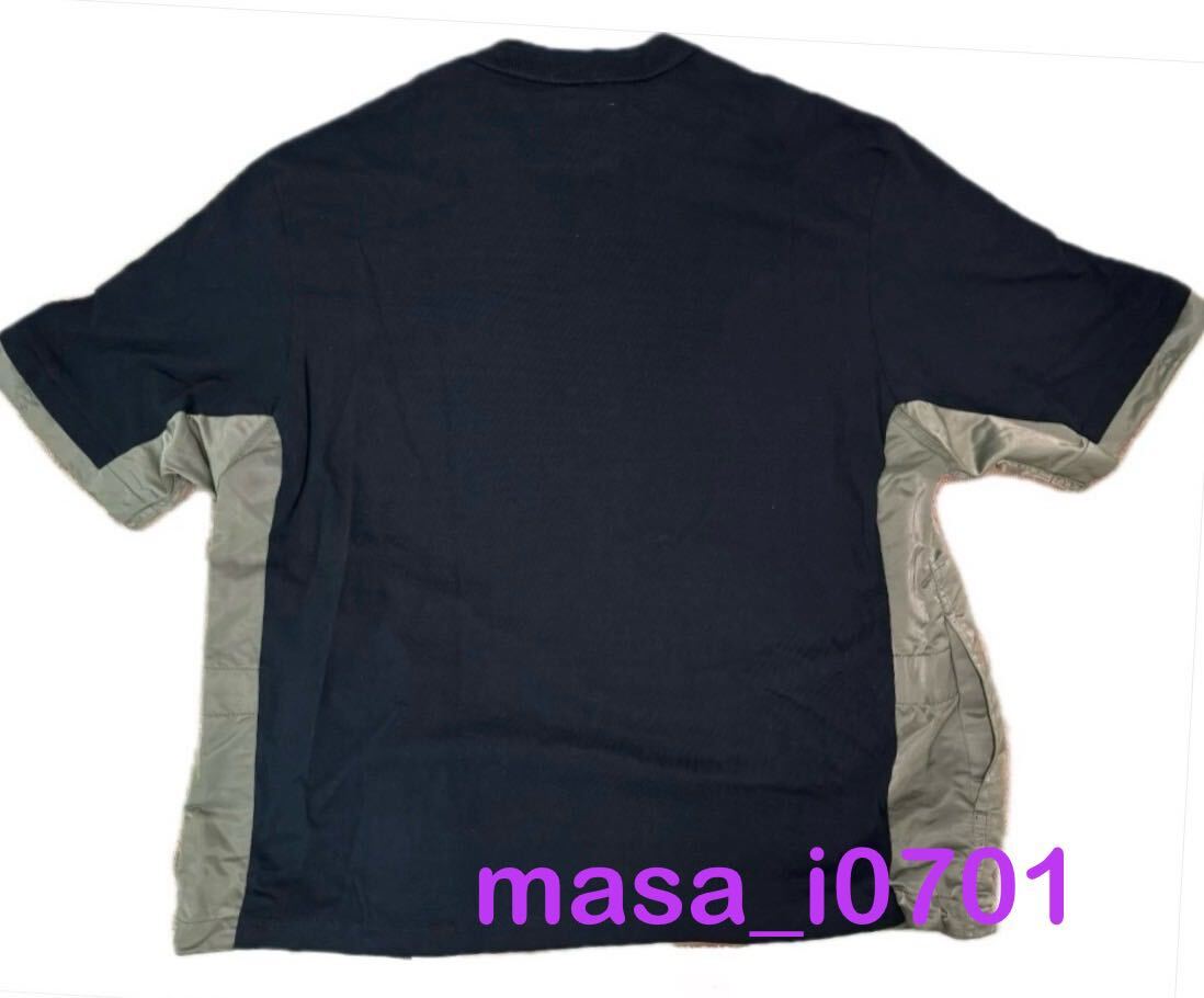 Yahoo!オークション - sacai 22-02934M Nylon Twill Mix T-Shirt Yahoo!オークション - sacai 22-02934M Nylon Twill Mix T-Shirt