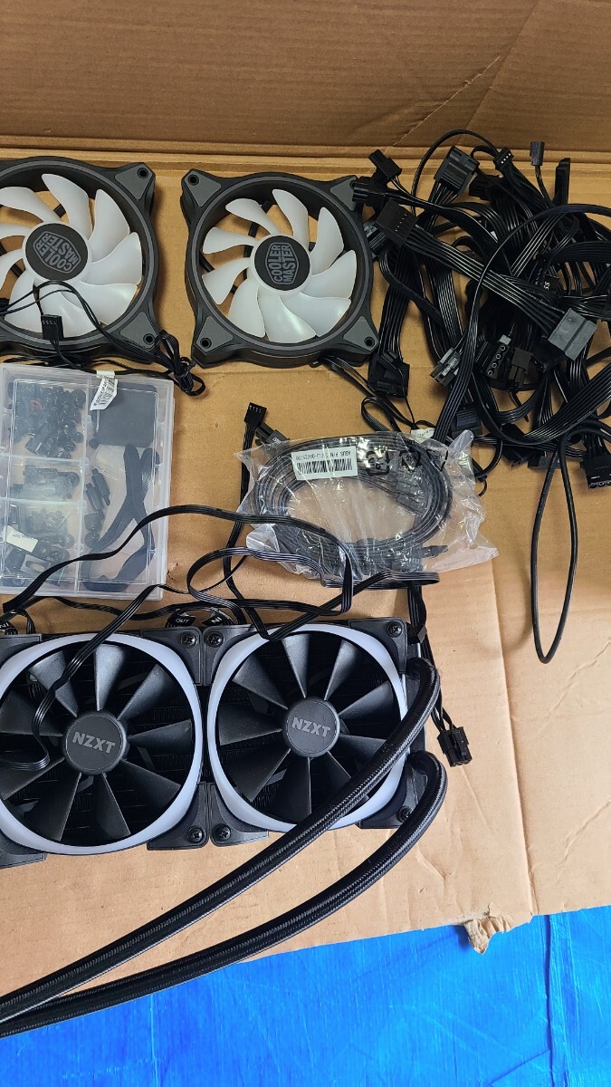 NZXT KRAKEN X73 360mm simple water cooling type CPU cooler,air conditioner fan COOLERMASTER together other rose rose.